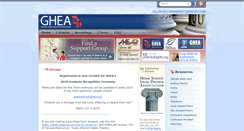 Desktop Screenshot of ghea.org